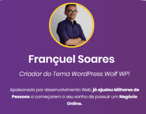 Criador do tema wolf wp 300x236 - Wolf WP Tema do WordPress com Foco em Conversões